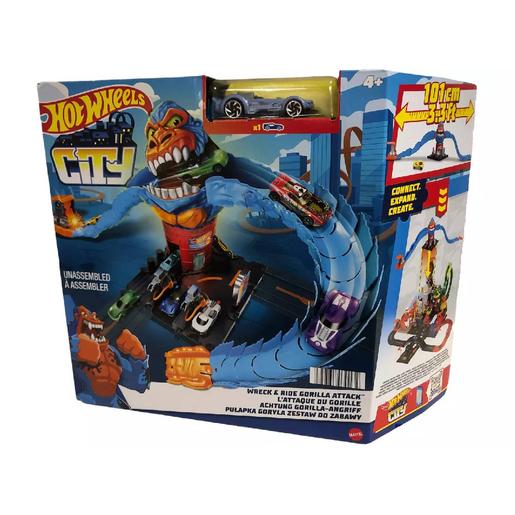 Hot Wheels - Lavadero de coches exprés Hot Wheels City con pista y vehículo  incluido ㅤ, Hot Wheels